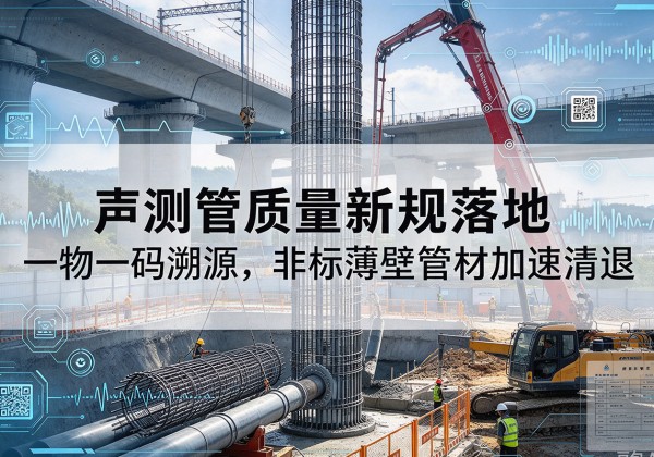 敖汉旗声测管质量新规落地，一物一码溯源，非标薄壁管材加速清退